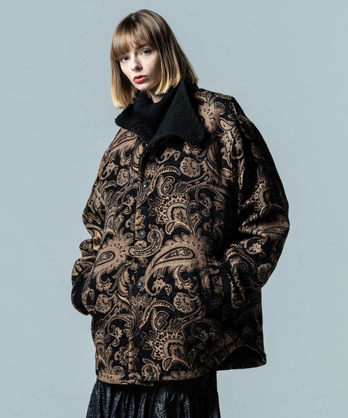 【ウユニ】【美品】glamb スタンドカラーボアジャケット Stand Collar Boa JKT / スタンドカラーボアジャケット（その他