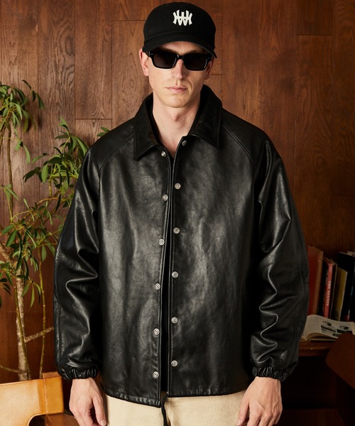 Schottショット　LEATHER NEWSBOY CAP レザー キャップ Schott/ショット/LEATHER NEWSBOY CAP/レザー ニュースボーイ キャップ