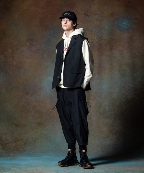 GLAMB | Rib Layered Cargo Pants / リブレイヤードカーゴパンツ