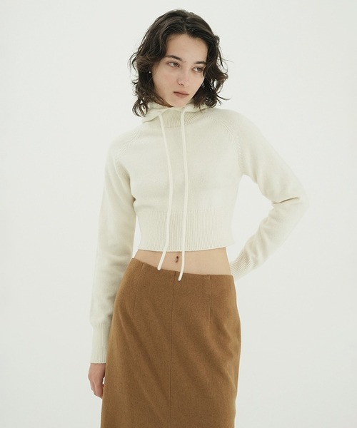 CLANE | SHORT KNIT HOODIE - Buyee, an Online Proxy Shopping