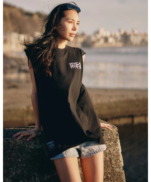 RVCA | RVCA レディース BREEZE FLANNEL 長袖シャツ/ルーカ胸