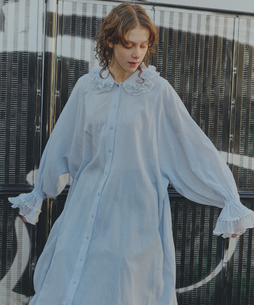 PERNA | ボリュームフリルナイティードレス - Buyee, an Online Proxy