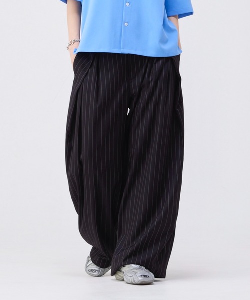 SOERTE | 3tuck Wide Balloon Trousers / 3タックワイドバルーン