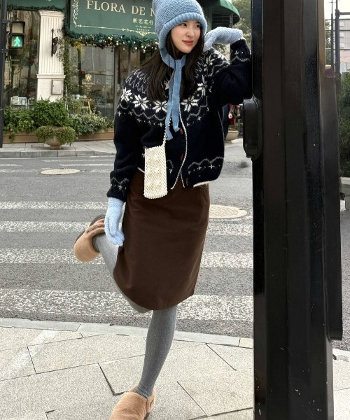 GENERAL IDEA | 【GENERAL IDEA】ノルディック柄ラグラン袖