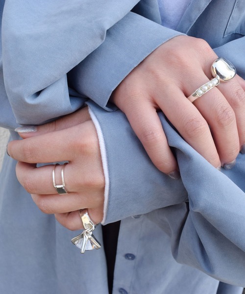 E.M. | ボリュームジルコニアピンキーリング - Buyee, an Online Proxy