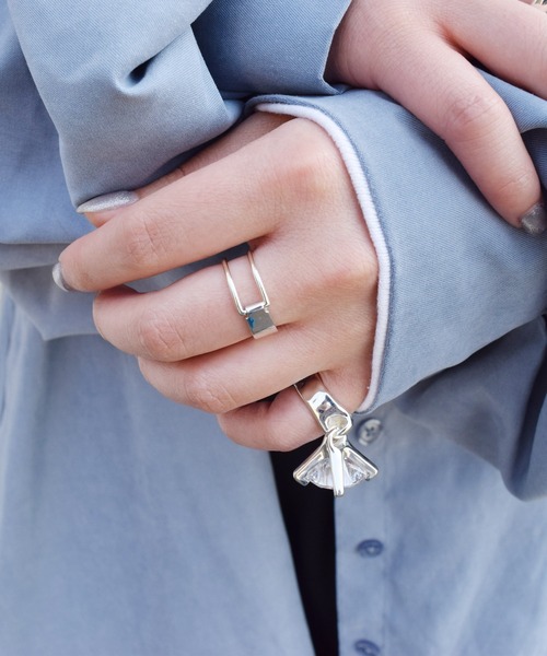 E.M. | ボリュームジルコニアピンキーリング - Buyee, an Online Proxy