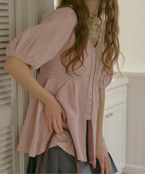 loin nuit シアーカラーニット loin nuit sheer collar knit / シアー