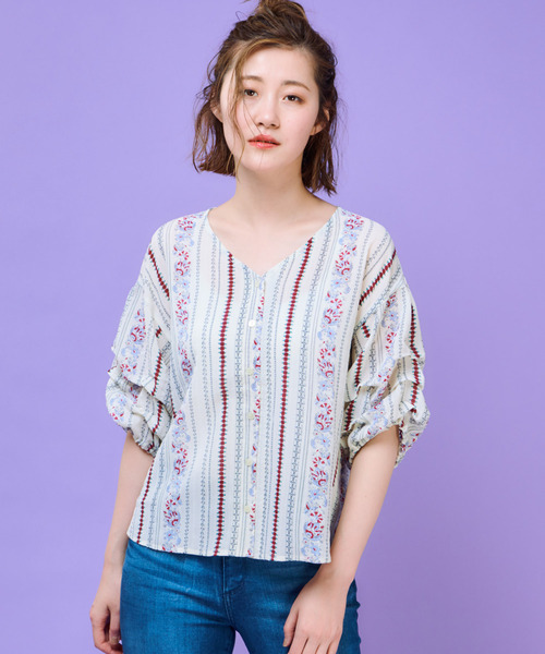 Discoat Discoat Parisien 半袖ブラウス Buyee 通販代理購入サービス Zozousedでお買い物