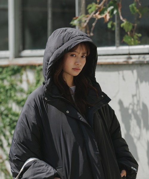 KELTY インサレーション　フード付きブラック KELTY | KELTY/ケルティ Insulation Middle Coat ダブルジップ フード