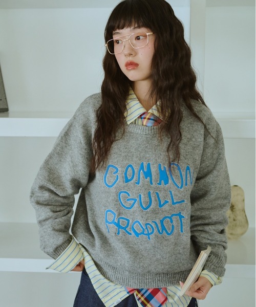 COMMON GULL PRODUCTS フード付きダッフルコート（グレー） COMMON