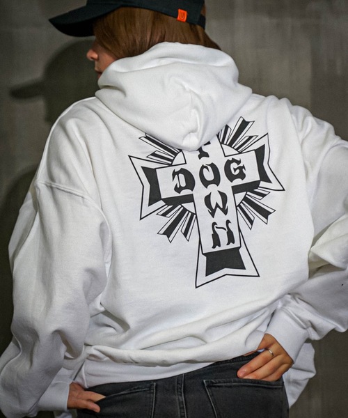DOGTOWN | CROSS LOGO HOODIE SWEAT PARKA/DOGTOWN(ドッグタウン 