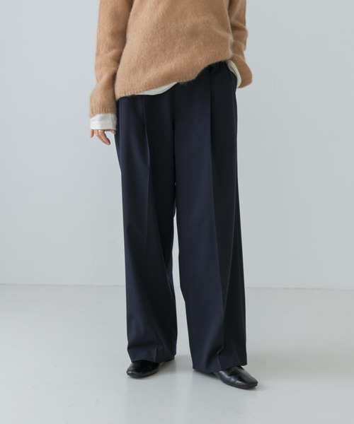ジャケット・アウター LIDNM WOOL GABA TAILORED JK & TROUSERS LIDNM（リドム）の「WOOL GABA TAILORED JK（テーラード