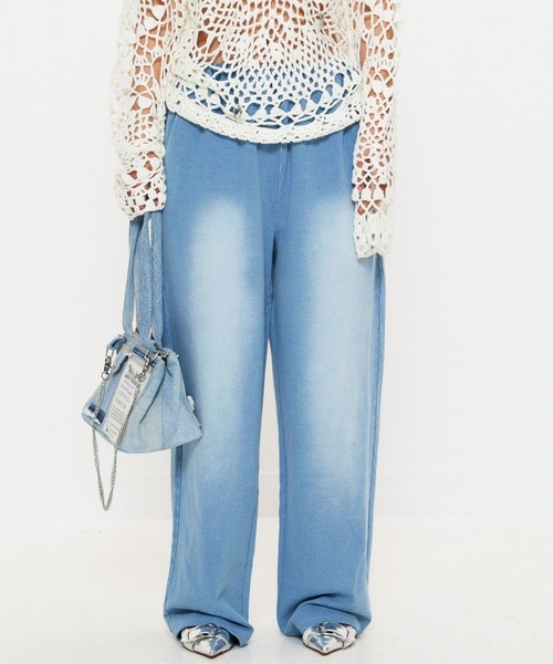 BEEDEN | LOOSE SWEAT DENIM PANTS - Buyee, an Online Proxy Shopping 