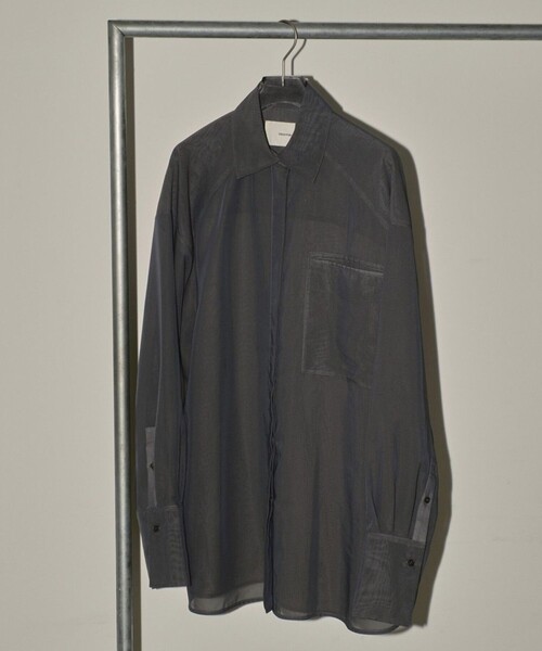 TODAYFUL トゥデイフル／オーガンジーオーバーシャツ organza overshirt（シャツ/ブラウス）｜TODAYFUL（トゥデイフル