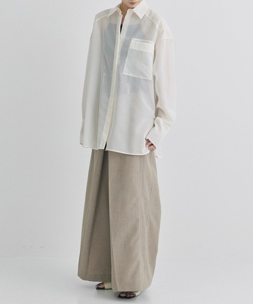 TODAYFUL | 【TODAYFUL/トゥデイフル】Organdy Over Shirts
