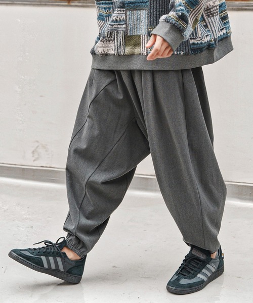 CAMBIO | mp13946-Slacks Fabric Sarrouel Pants サルエルパンツ