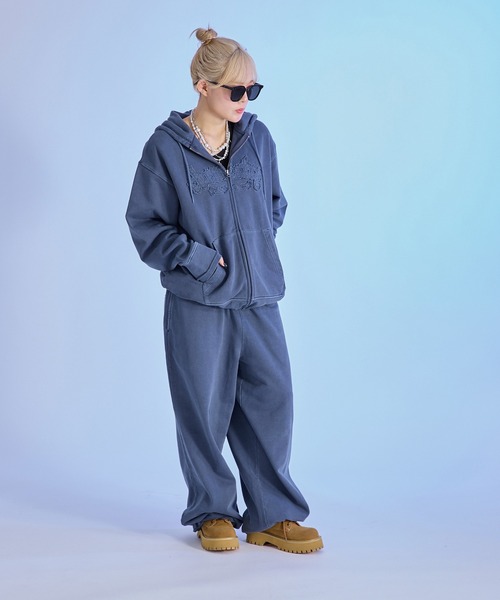 SEDACLE | ピグメント加工ジップパーカー 【SETUP着用可能】 - Buyee 