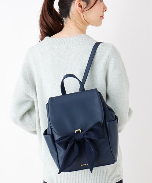 Passage Mignon Flaneur フェイクレザーリボン付きミニリュック Buyee An Online Proxy Shopping Service Shop At Zozotown Bot Online