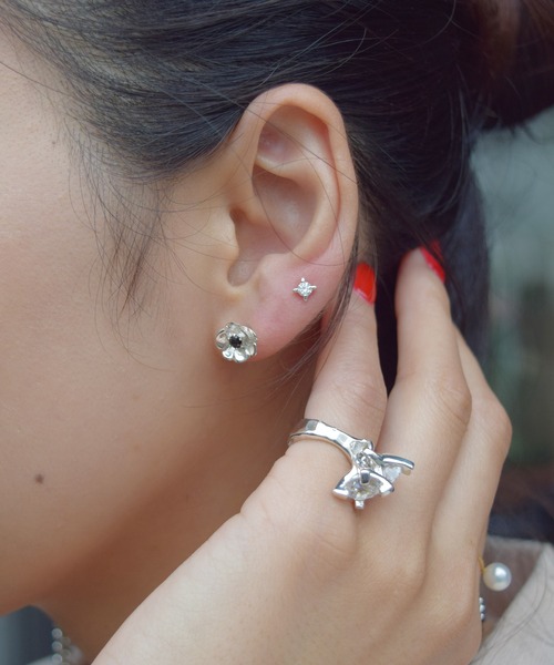 e.m. ジルコニアピアス ジルコニアスクエアピアス #p28 – LUCEN