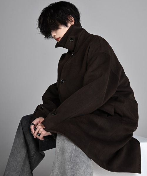 ジャケット・アウター Beaver melton over soutien collar coat ADRER | Beaver melton over soutien collar coat - Buyee, an