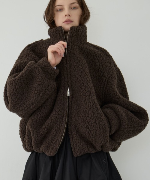 RIBERRY | ジップアップショートファーコート - Buyee, an Online