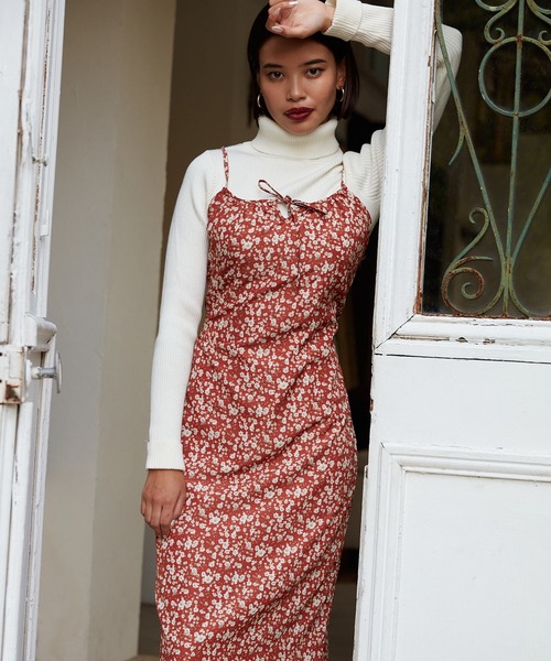 ティアード ドロストキャミワンピース TINA：JOJUN