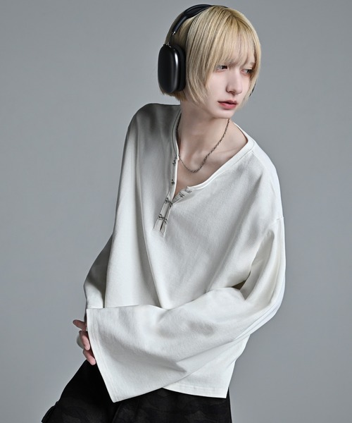 KINO THE KEI | リブニット ポロシャツ KINO THE KEI - Buyee, an
