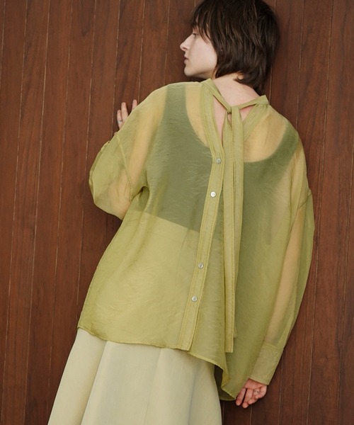 CLANE | W FACE SHEER SHIRT - Buyee, an Online Proxy Shopping 
