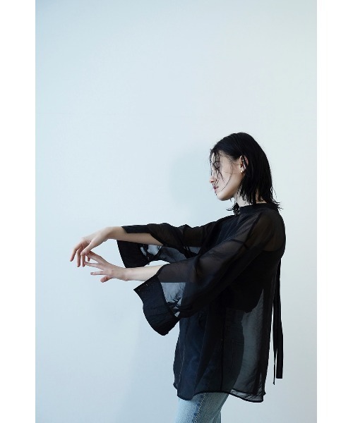 CLANE | W FACE SHEER SHIRT - Buyee, an Online Proxy Shopping
