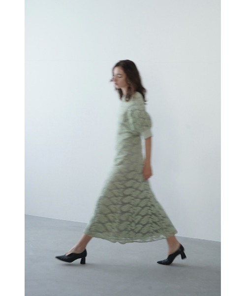 CLANE | FLORAL EMBLOIDERY LACE ONEPIECE - Buyee, an Online Proxy 