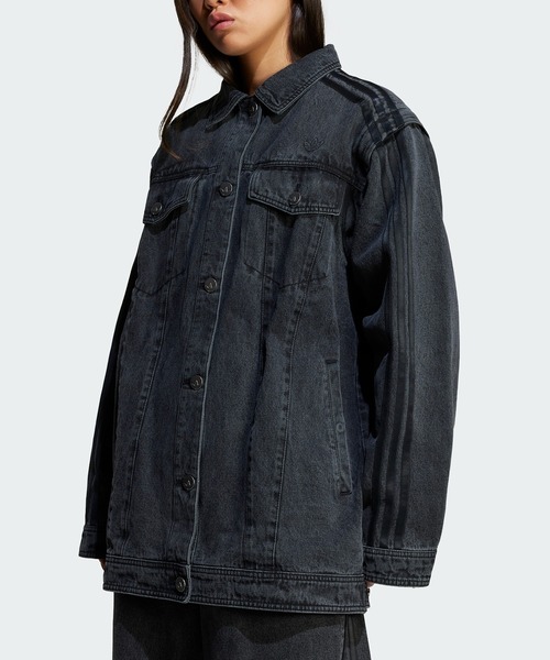ADIDAS | Adilenium シーズン 3 2-In-1 デニムシャツジャケット