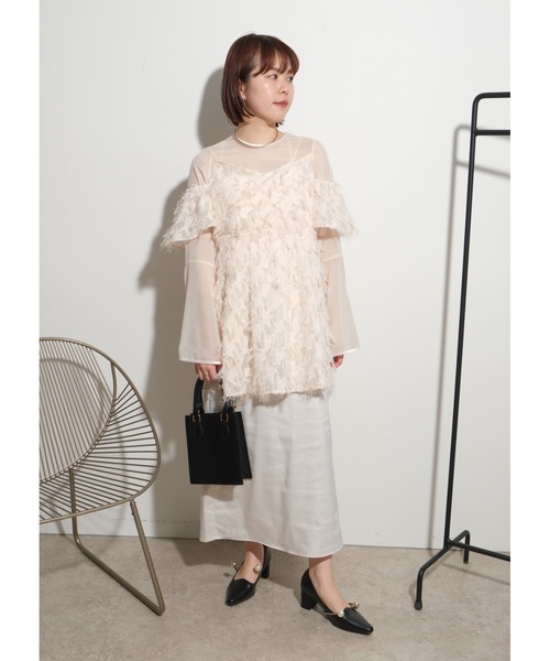 PalmRiche ジャガードオケージョンワンピース PALM RICHE | ジャガードオケージョンワンピース - Buyee, an