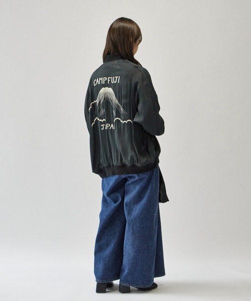 REMI RELIEF | REMI RELIEF/レミレリーフ レーヨンツイルスカジャン