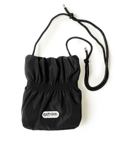 【リズレー×アウトドア】限定コラボ ティアード フリル ショルダーバッグ 黒 RISLEY×OUTDOOR PRODUCT】ティアードフリルトートバッグ（トート