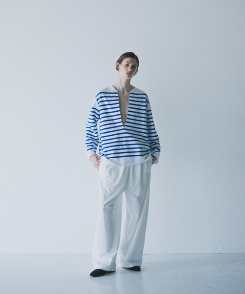トップス biotop ORCIVAL basque shirt cropped ORCIVAL for BIOTOP】basque shirt cropped - メルカリ