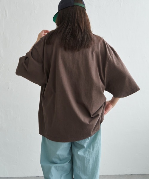 SHAKA WEAR | 【SHAKA WeAR】7.5oz Garment Dye Drop Shoulder