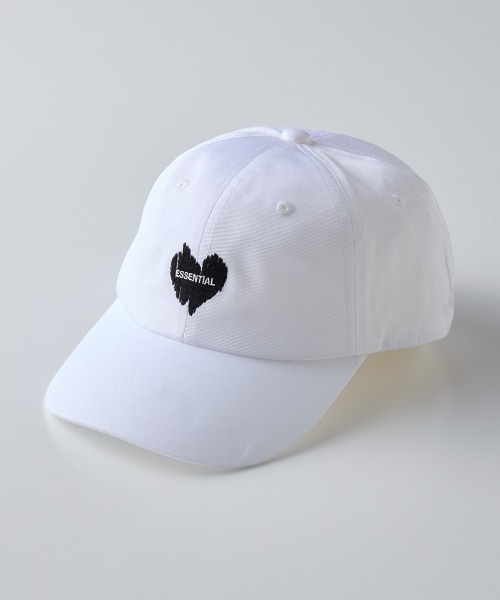 ホワイト 刺繍ロゴ ベースボールキャップ ESSENTIAL | ロゴ刺繍ベースボールキャップ - Buyee, an Online Proxy