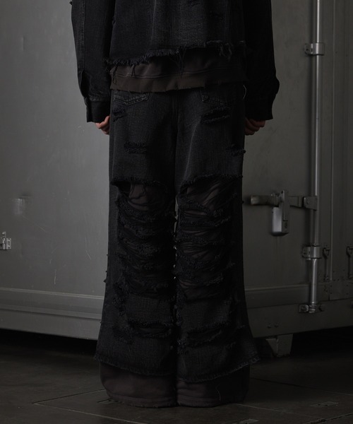 パンツ UNDERCOVER Docking Damaged Pants 91409129b_b_158_500.jpg
