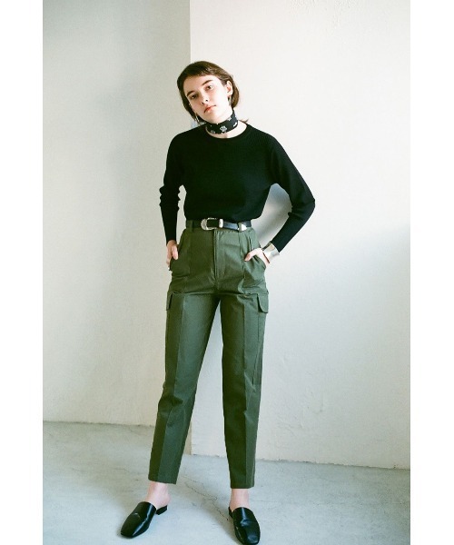 【WEB限定】 CLANE J/W カーゴパンツ 16110-7091 - ワークパンツ/カーゴパンツ