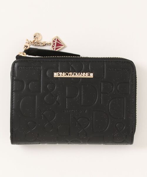 新品】PINKY&DIANNE?キャビア L字 ファスナー折り財布 二つ折り