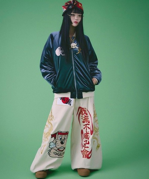 GALFY 刺繍 ニッカポッカ　【L】 GALFY | 【GALFY/ガルフィー】GALFY ニッカポッカ - Buyee, an Online