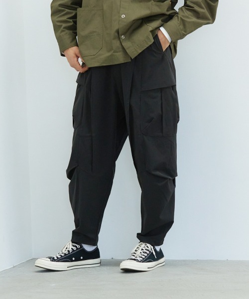REHACER | rehacer : Big Drape Cargo Pants / ビッグ ドレープ カーゴ
