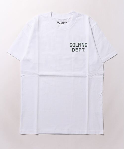ゴルフ メンズ DEVEREUX トップス シャツ カットソー（アイボリー） ゴルフ メンズ DEVEREUX トップス 半袖 シャツ（アイボリー