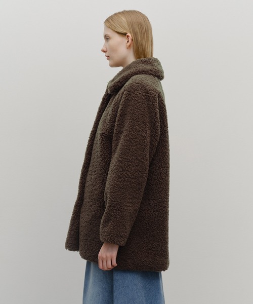 MARITHE + FRANCOIS GIRBAUD | W MID SHEERING FUR COAT - Buyee, an