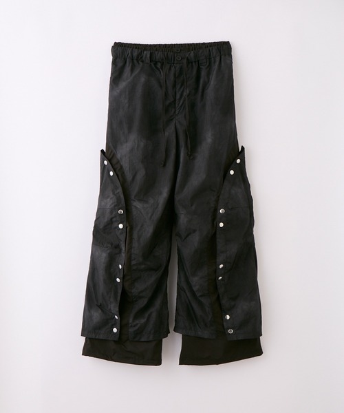 GRANCY | 【GRANCY】Button Layered Design Nylon Pants / ボタン
