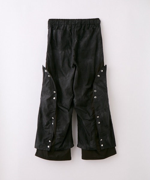 GRANCY | 【GRANCY】Button Layered Design Nylon Pants / ボタン