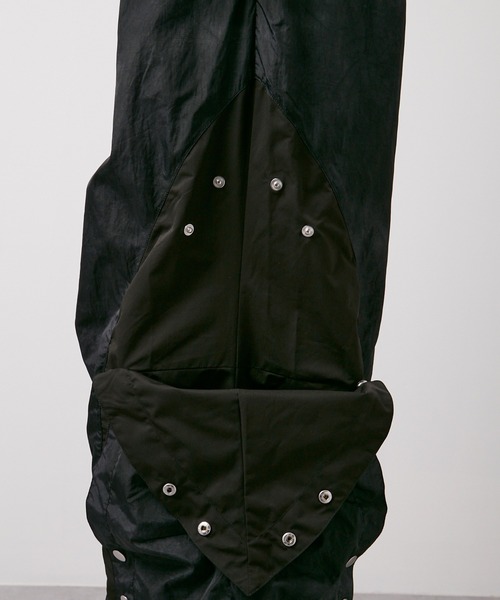 GRANCY | 【GRANCY】Button Layered Design Nylon Pants / ボタン
