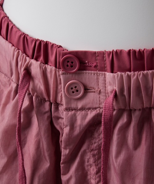 GRANCY | 【GRANCY】Button Layered Design Nylon Pants