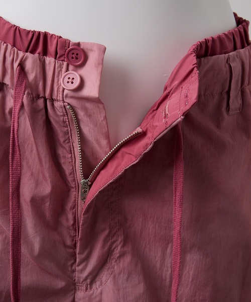 パンツ grancy Button Layered Nylon Pants GRANCY パンツ 「GRANCY」Button Layered Design Nylon Pants