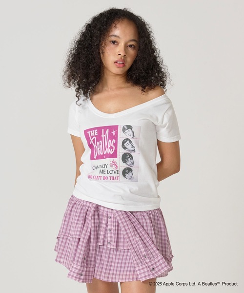 ブラウス シャツ ビッグカラー ドッキングブラウス TINA：JOJUN レディース 000000015270-01-m.jpg?t=